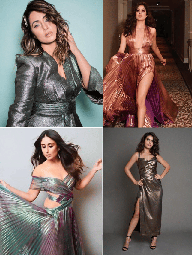 Hina Khan, Rashmi and More Actresses in Metallic Outfits